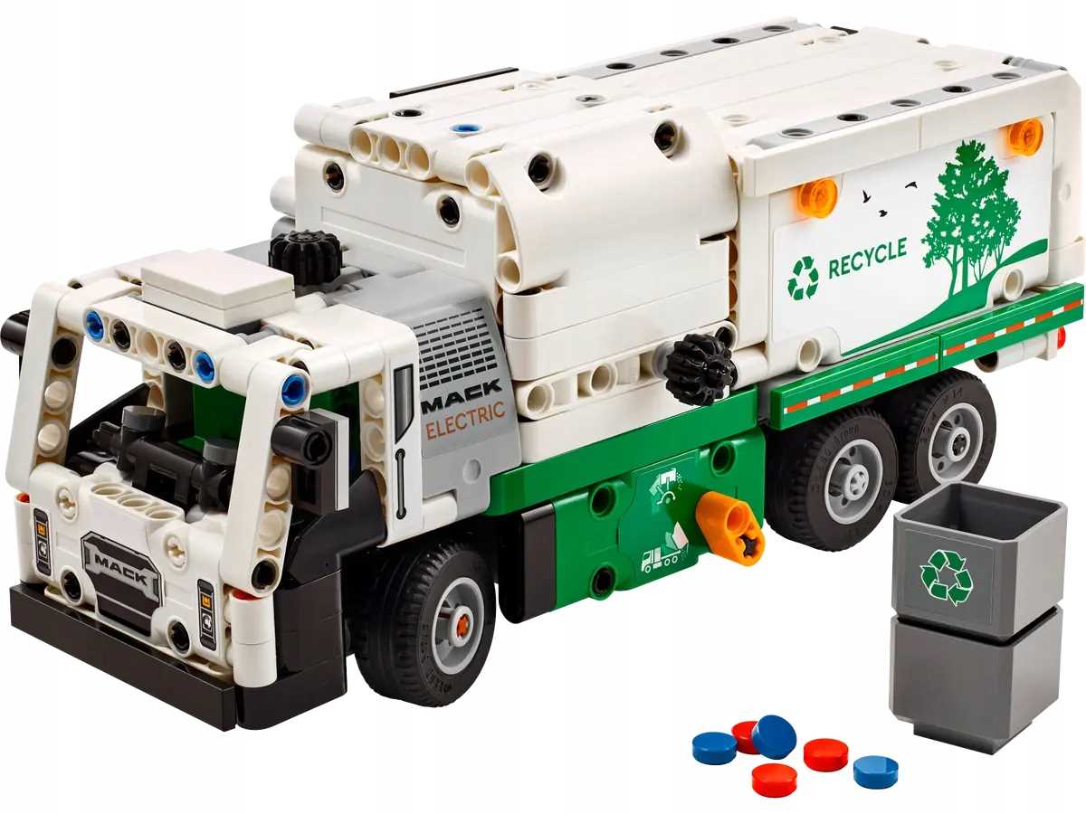 42167 - lego technic - śmieciarka mack® lr electric