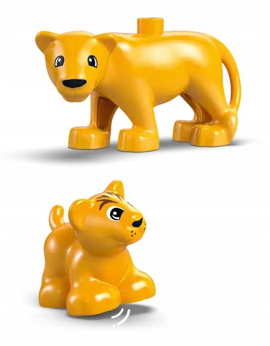 10442 - lego duplo - rodziny dzikich zwierząt: pingwiny i lwy