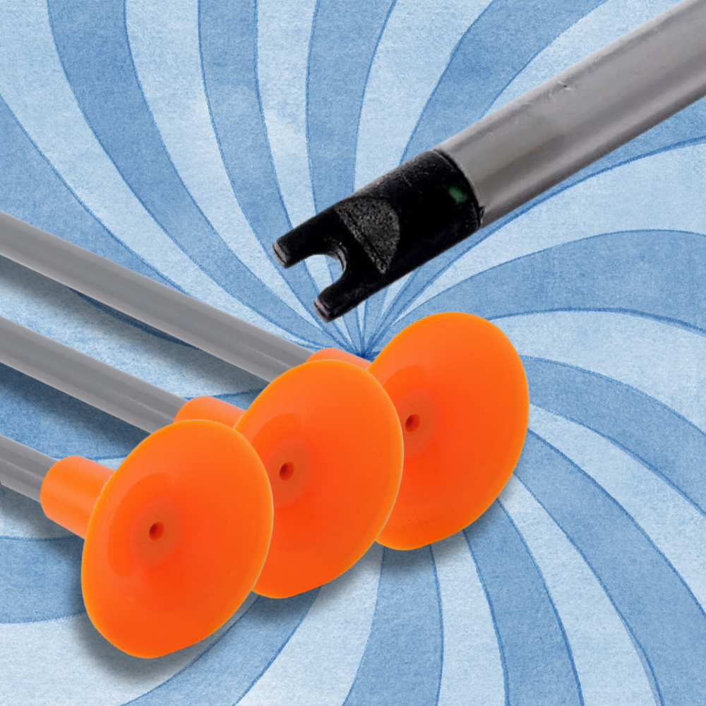 zestaw łucznika łuk dla dzieci 3 strzały z przyssawkami 61 cm