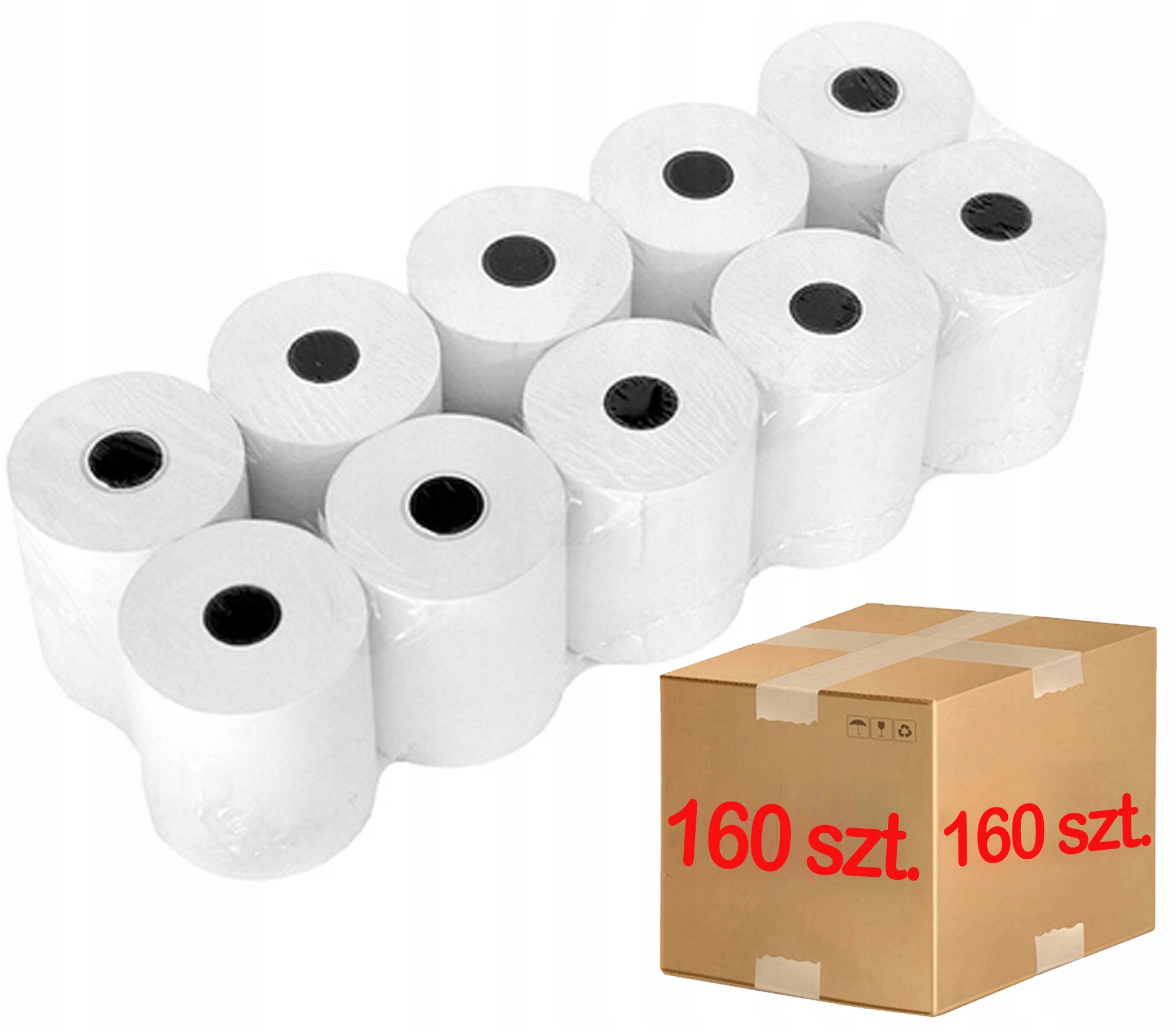 rolka termiczna papirus ii 57mm x 15m - bpa free (rt5715) - 160 szt.