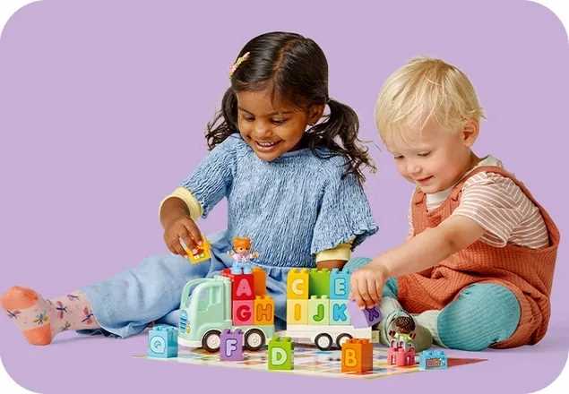10421 - lego duplo - ciężarówka z alfabetem