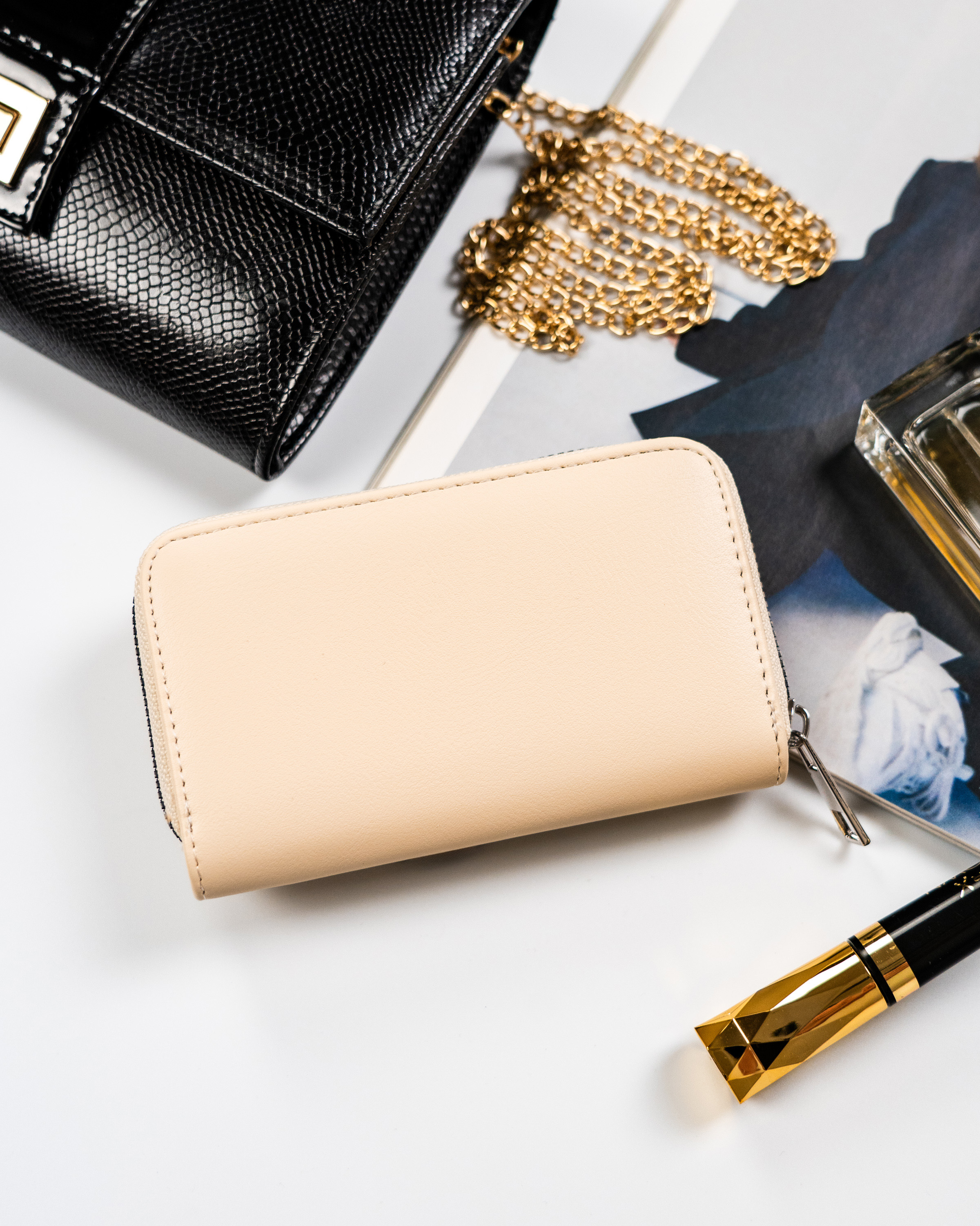 portfel damski pu abt-03-bl-3431 ecru