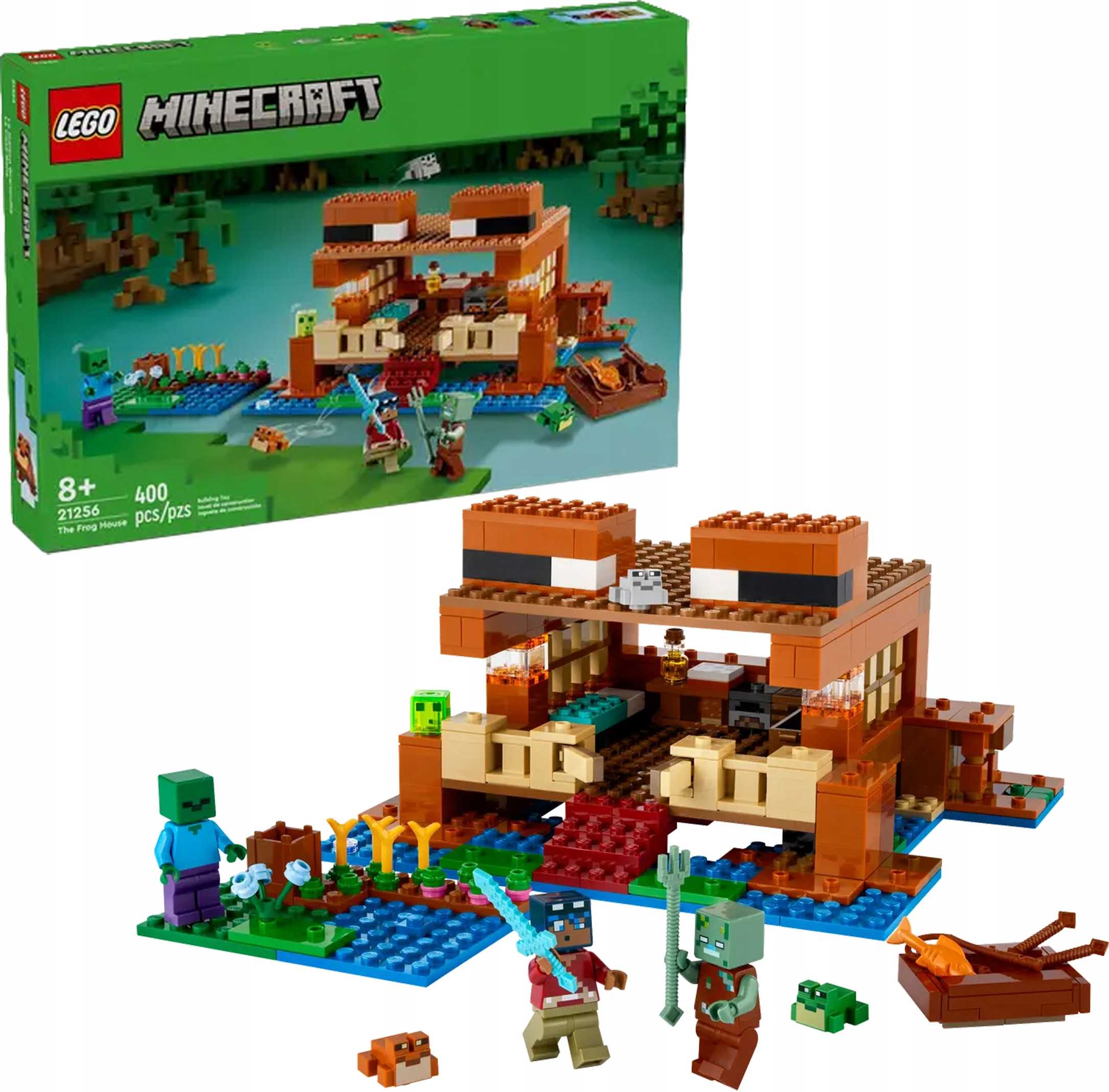 21256 - lego minecraft - żabi domek
