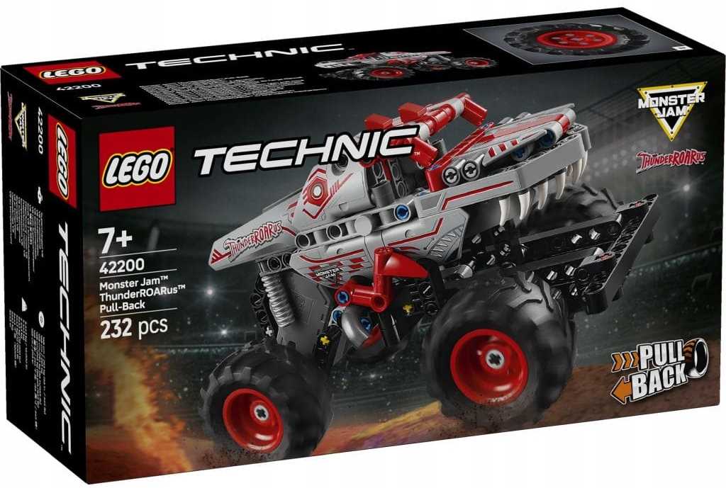 42200 - lego technic - monster jam™ thunderroarus™ z napędem typu pull-back