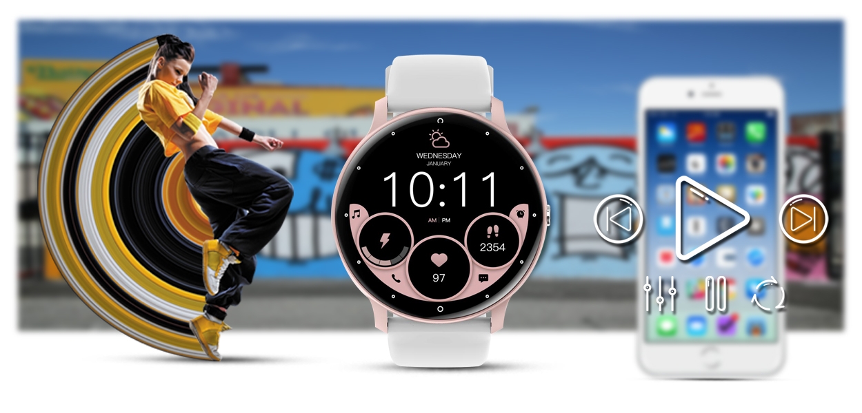 smartwatch gravity gt1-6 pro