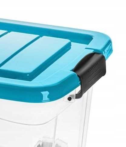 pojemnik roller box 20l, pokrywa turkus