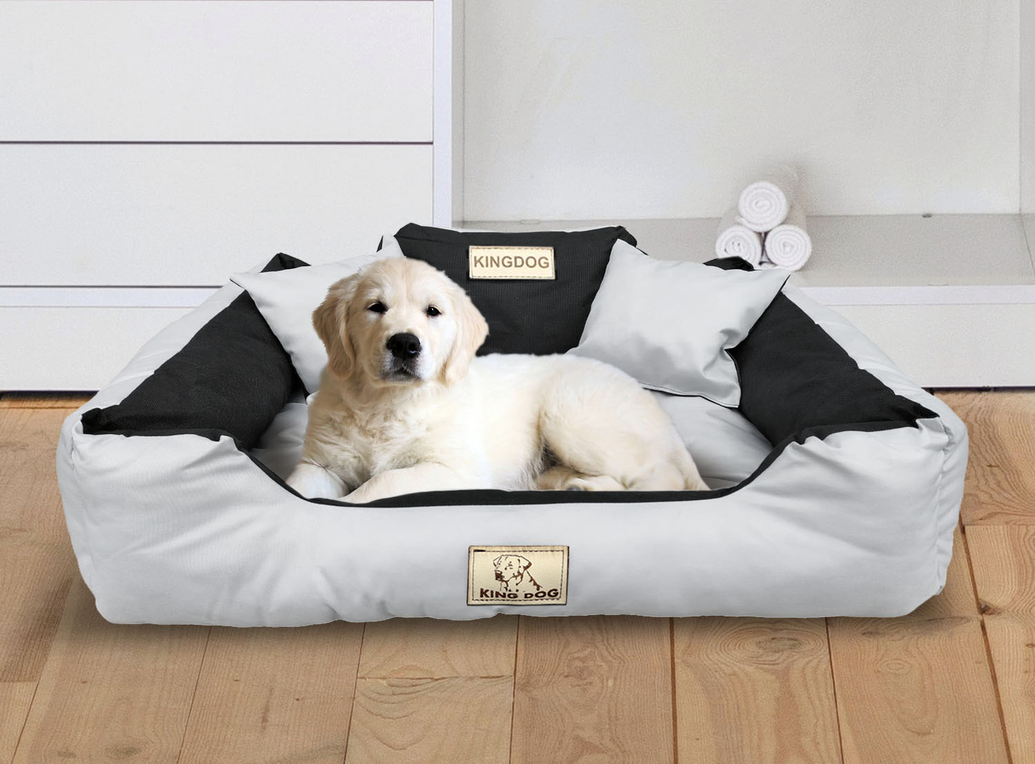 legowisko dla psa kojec kingdog 75x65 cm personalizowane wodoodporne