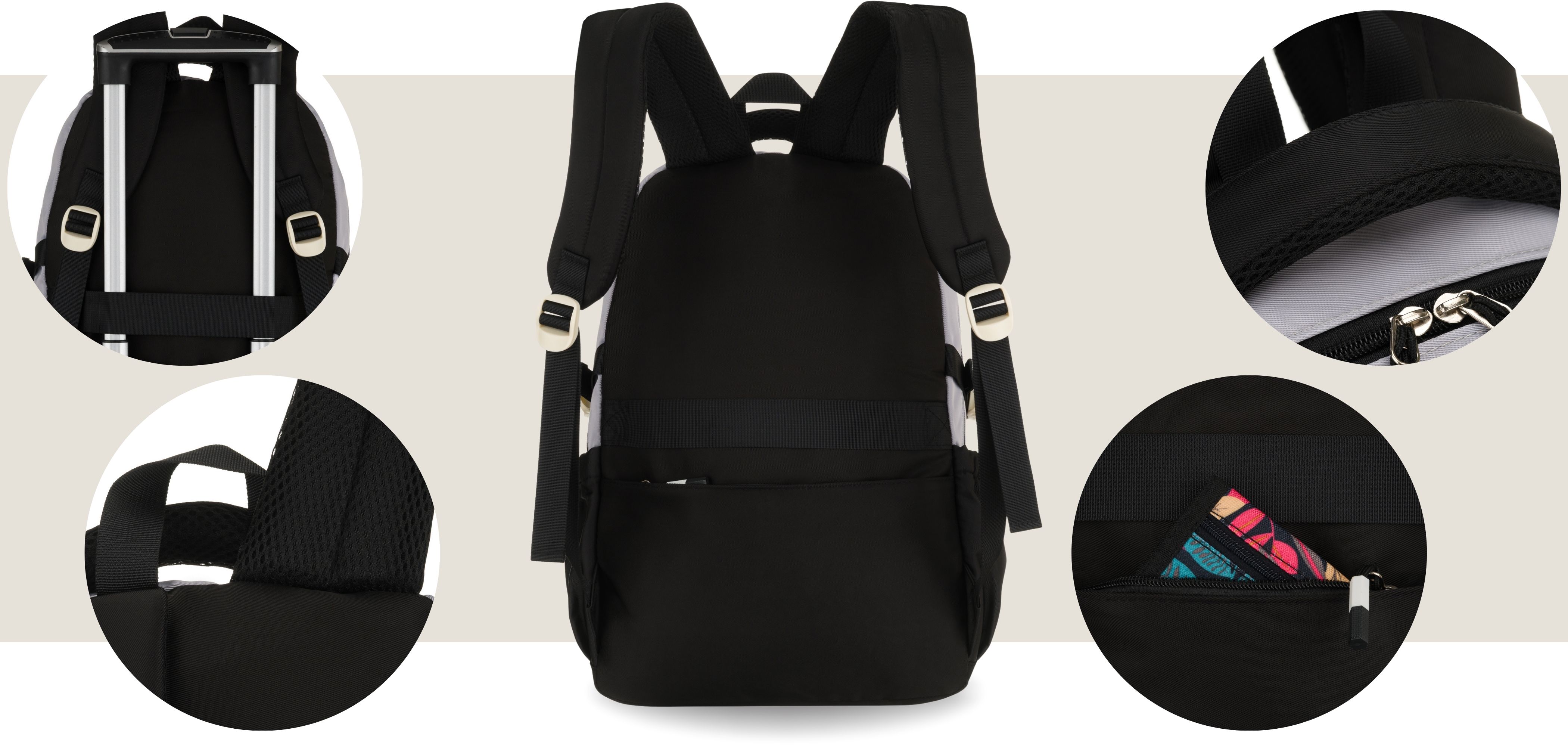 plecak ptn 8610-1334 gray