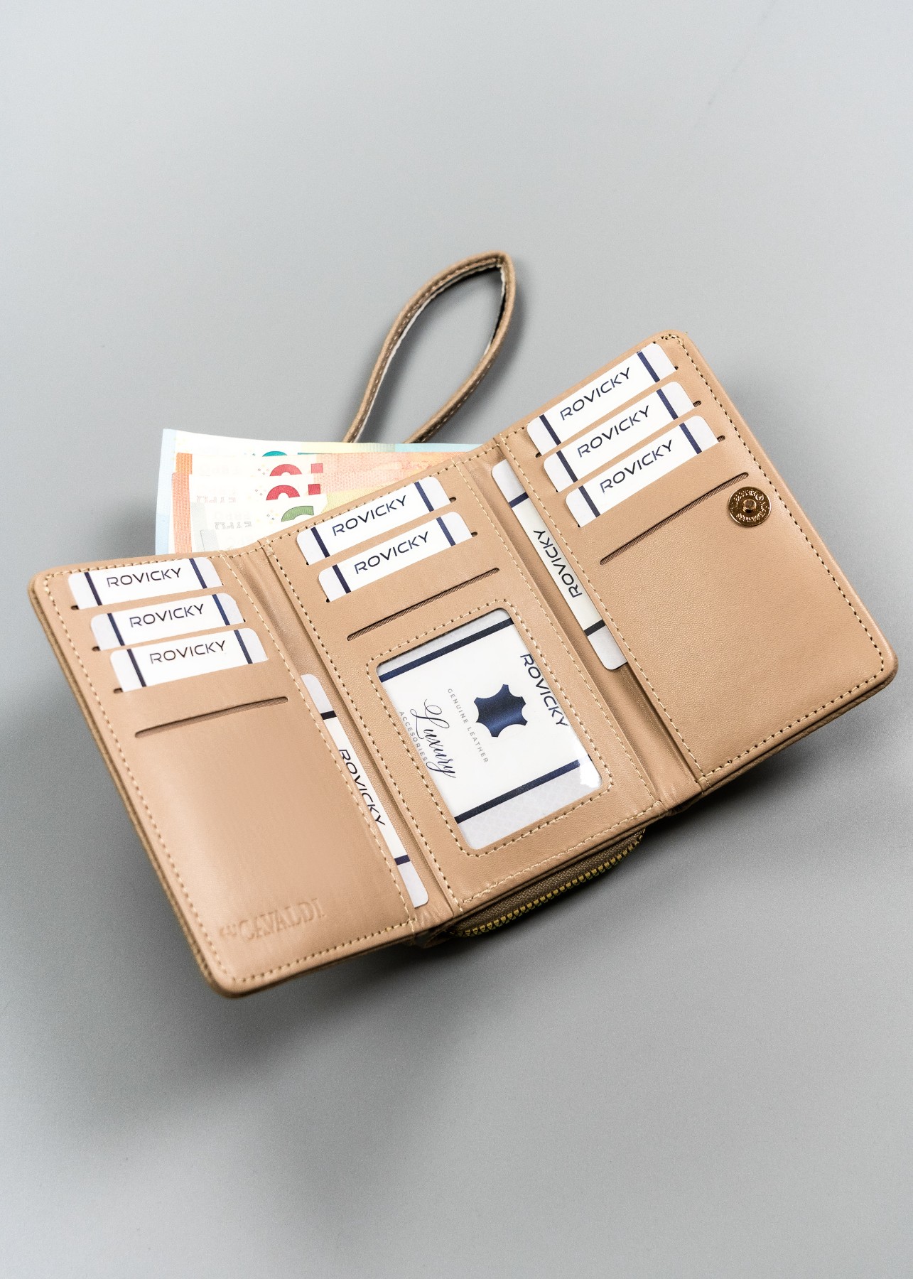 portfel pu 2302-d8-8321 l.khaki