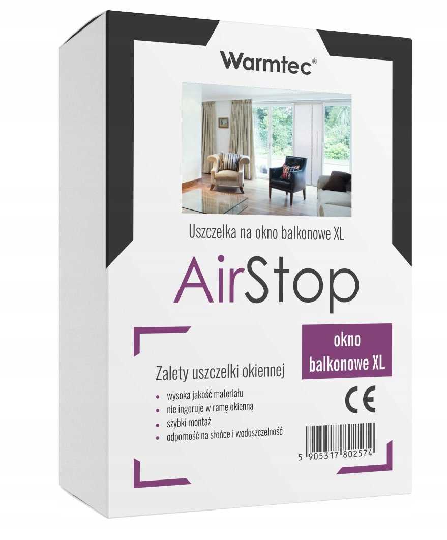uszczelka okienna do klimatyzatora (balkonowa) warmtec airstop xl