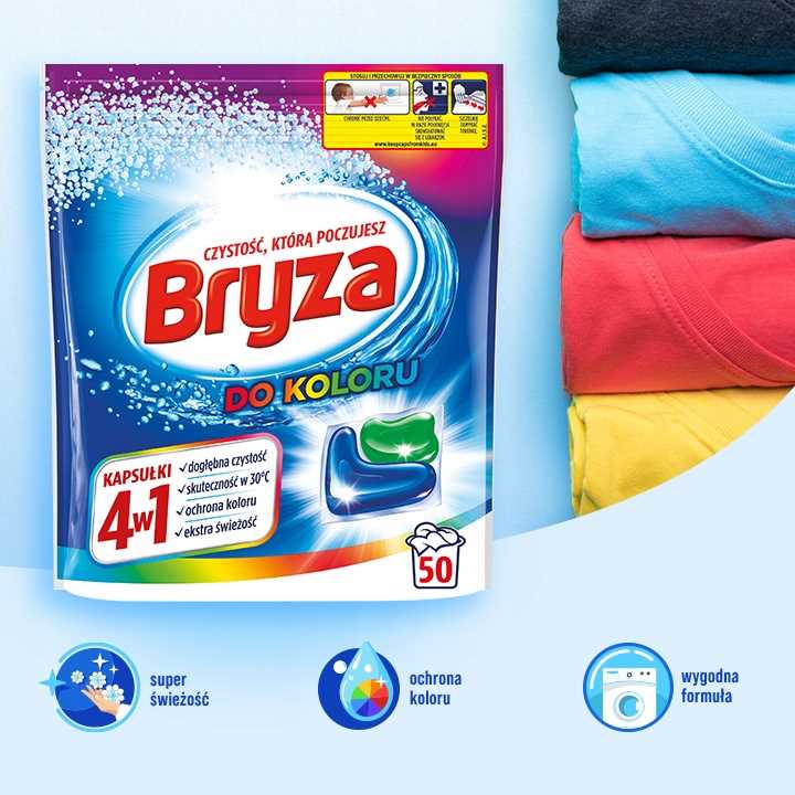 bryza 4w1 kapsułki do koloru 50
