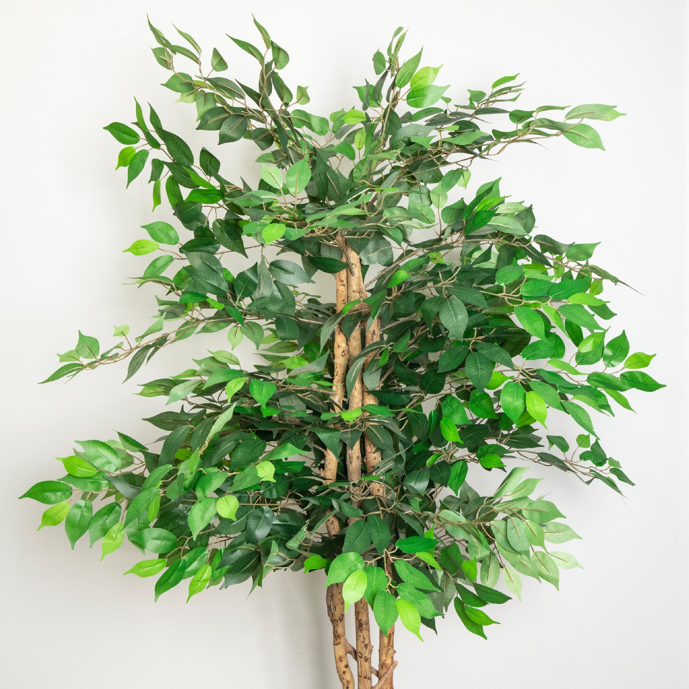 drzewo figowiec sztuczne drzewko ozdobne w doniczce 200 cm