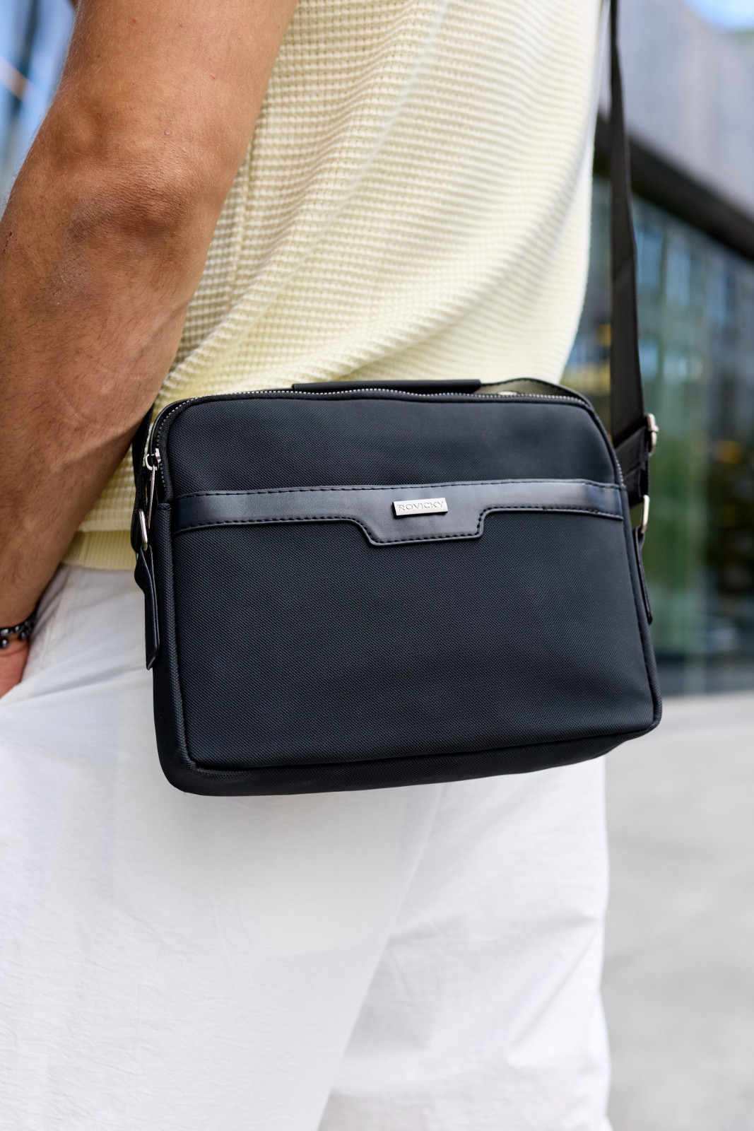 torba męska pu r-2613-3-6830 black