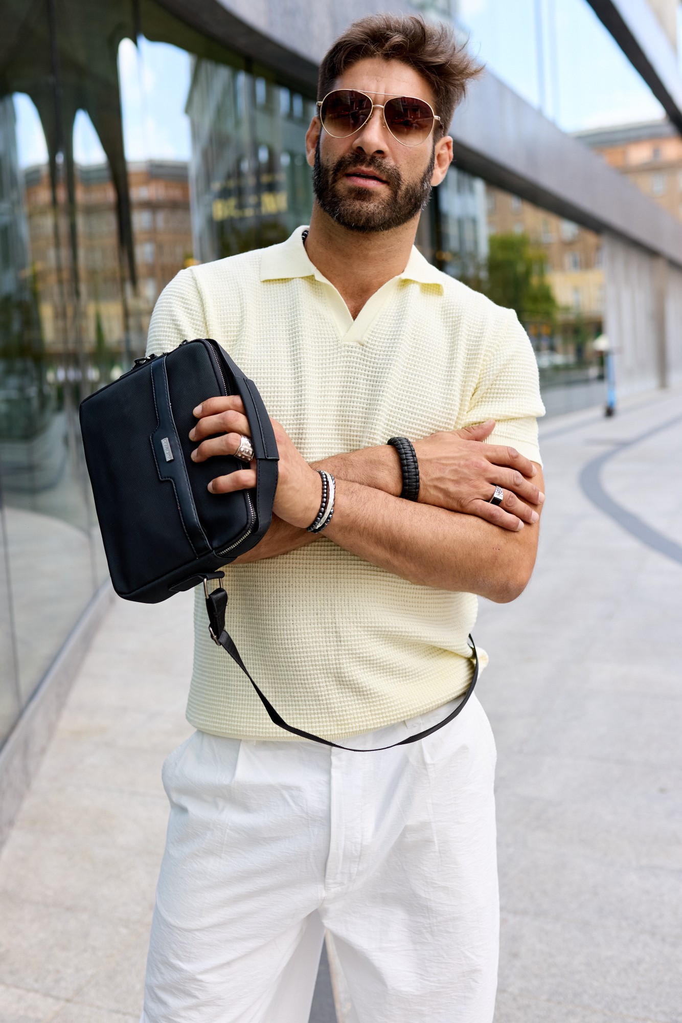 torba męska pu r-2613-3-6830 black