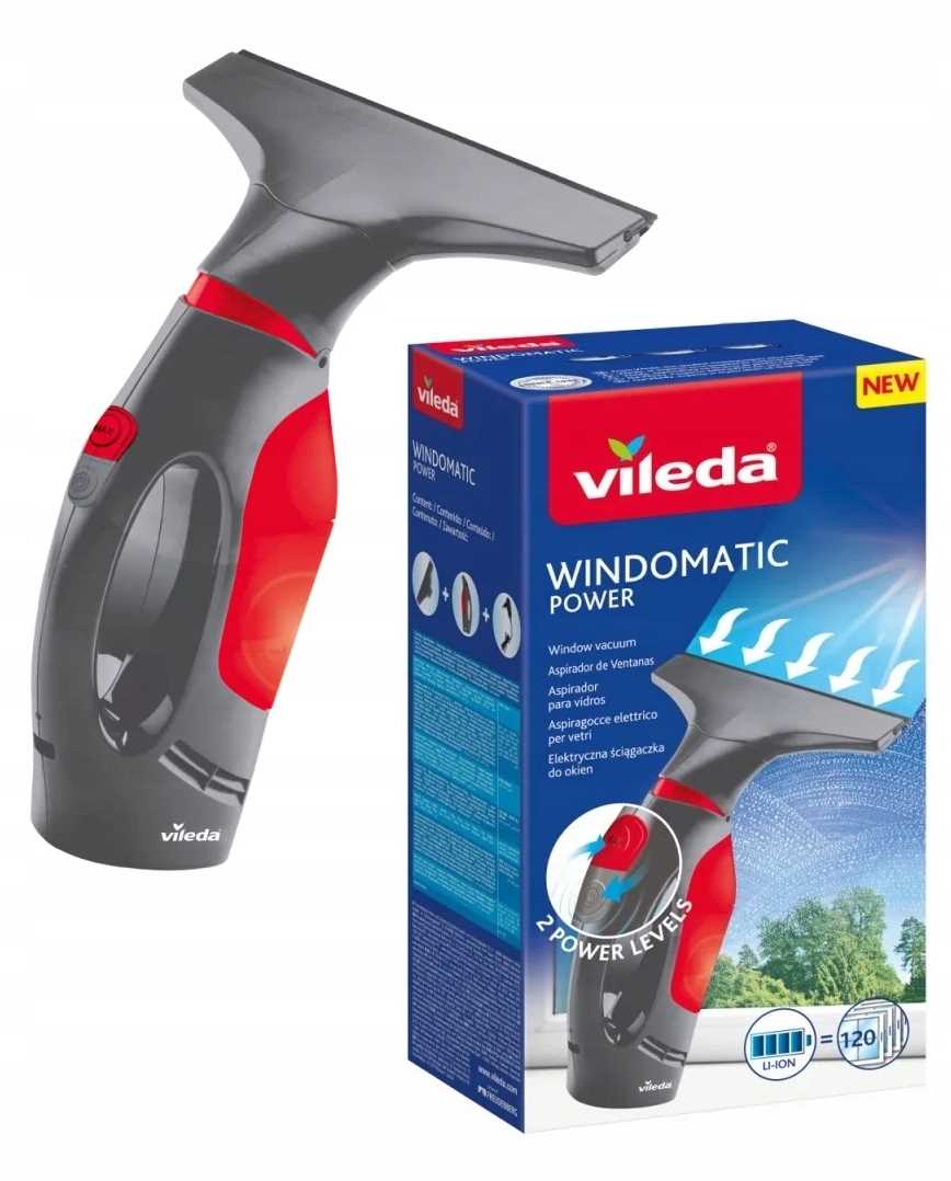 elektryczna ściągaczka do okien vileda windomatic power