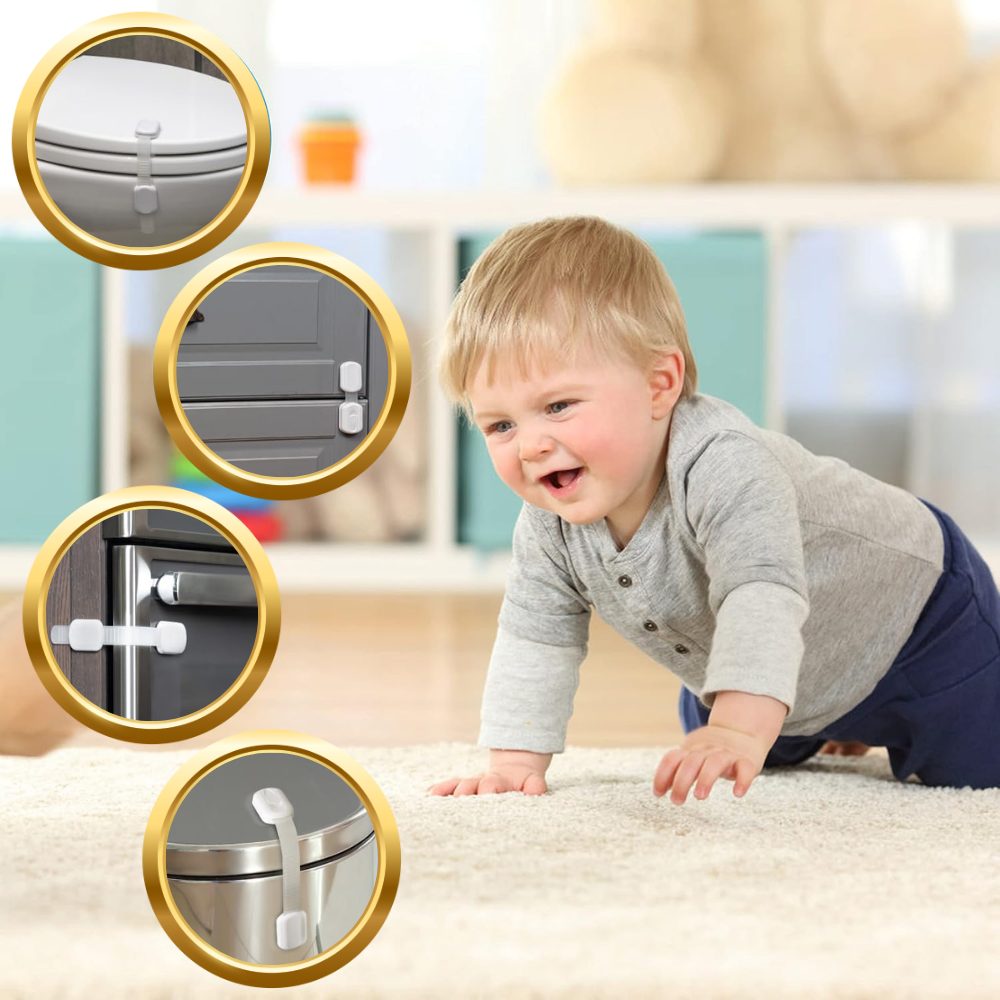 zabezpieczenia szafek blokada szuflad mebli drzwi przed dziećmi mocna