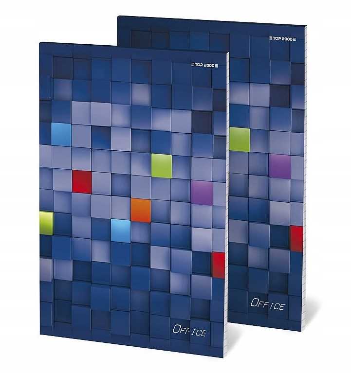 blok biurowy w kratkę a5 / 100 kartek / 70g / top office”19