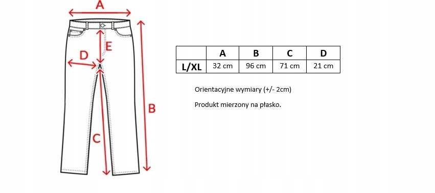 moraj - legginsy z klasycznym stanem - czarne - l/xl
