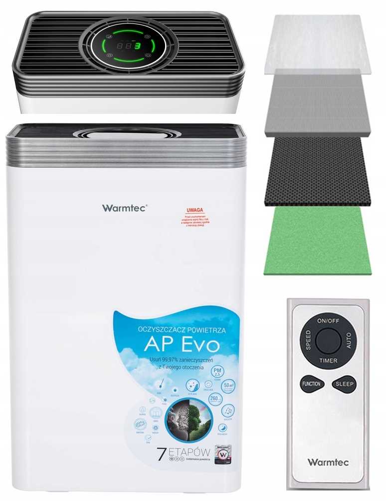 oczyszczacz powietrza warmtec ap evo