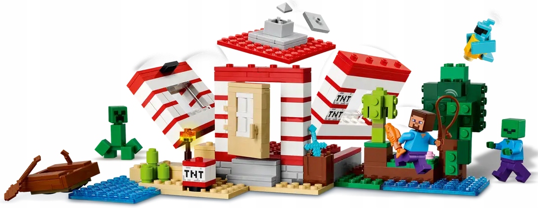 21275 - lego minecraft - dom tnt w dżungli