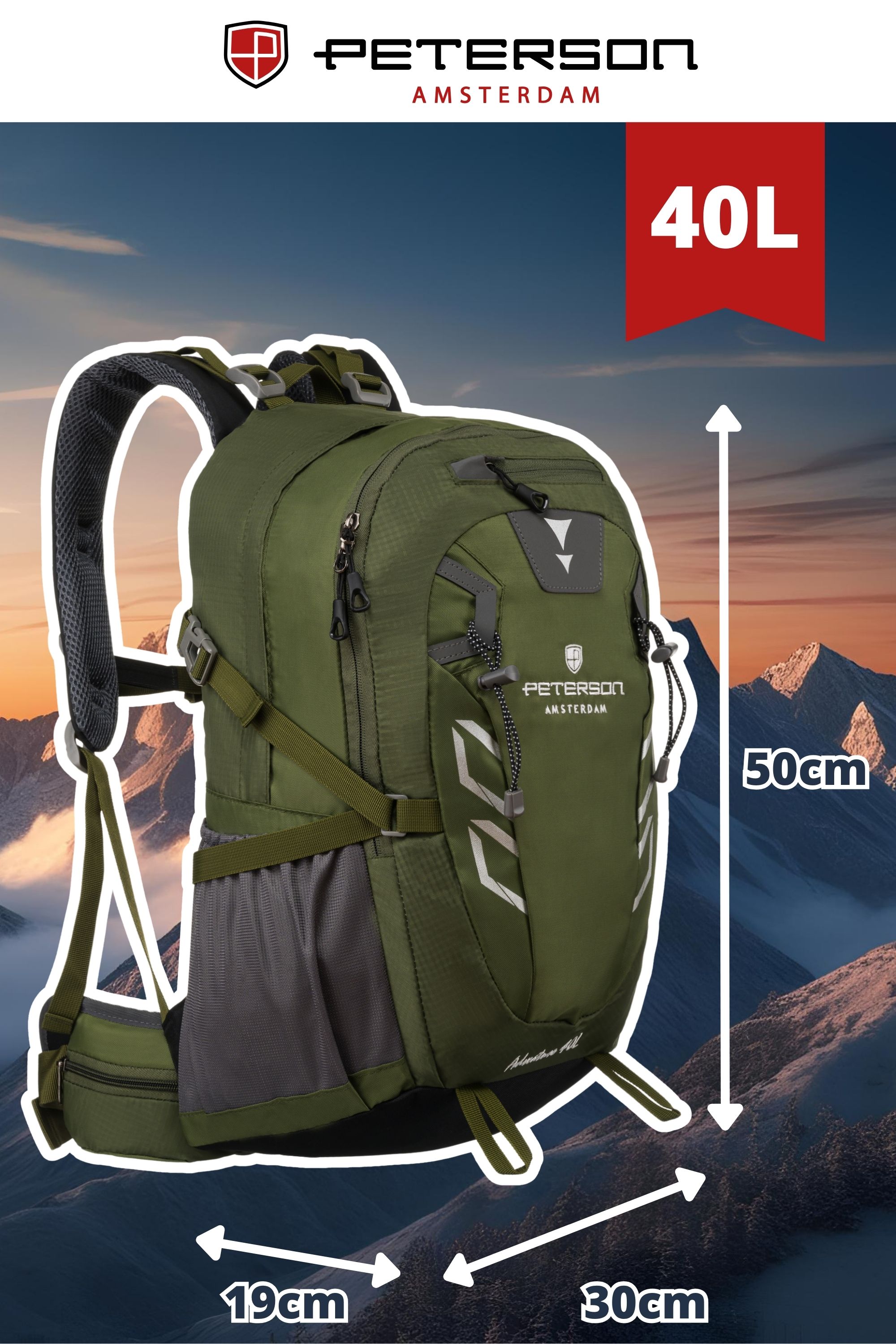 plecak ptn jps-01-8474 green