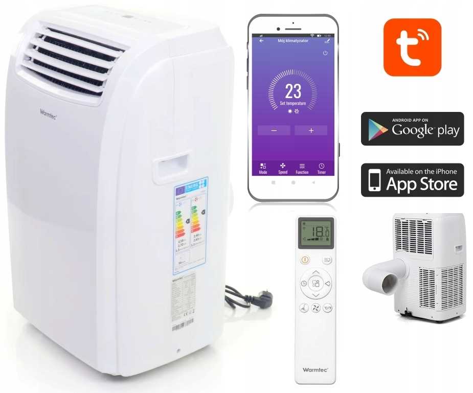 klimatyzator przenośny warmtec kp35w 3,5 kw