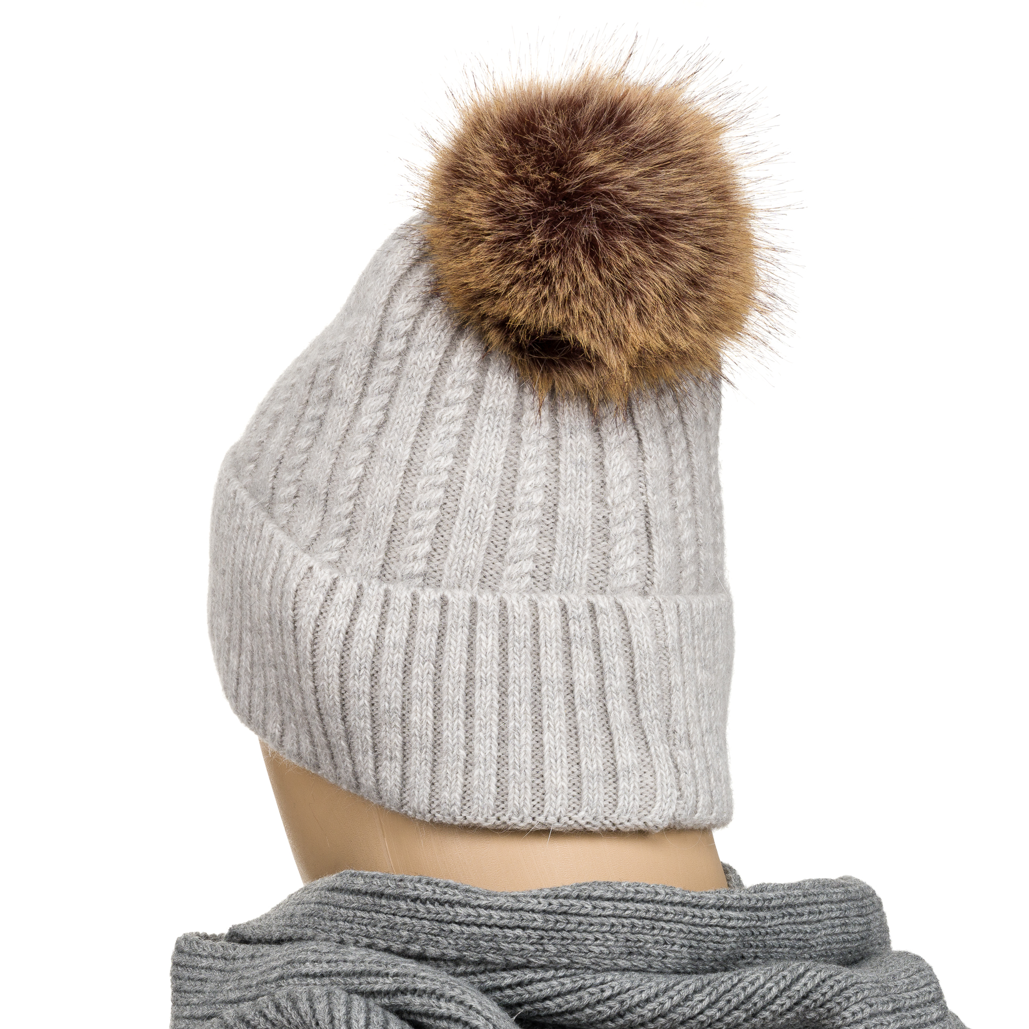 czapka ptn hat-07-7712 grey