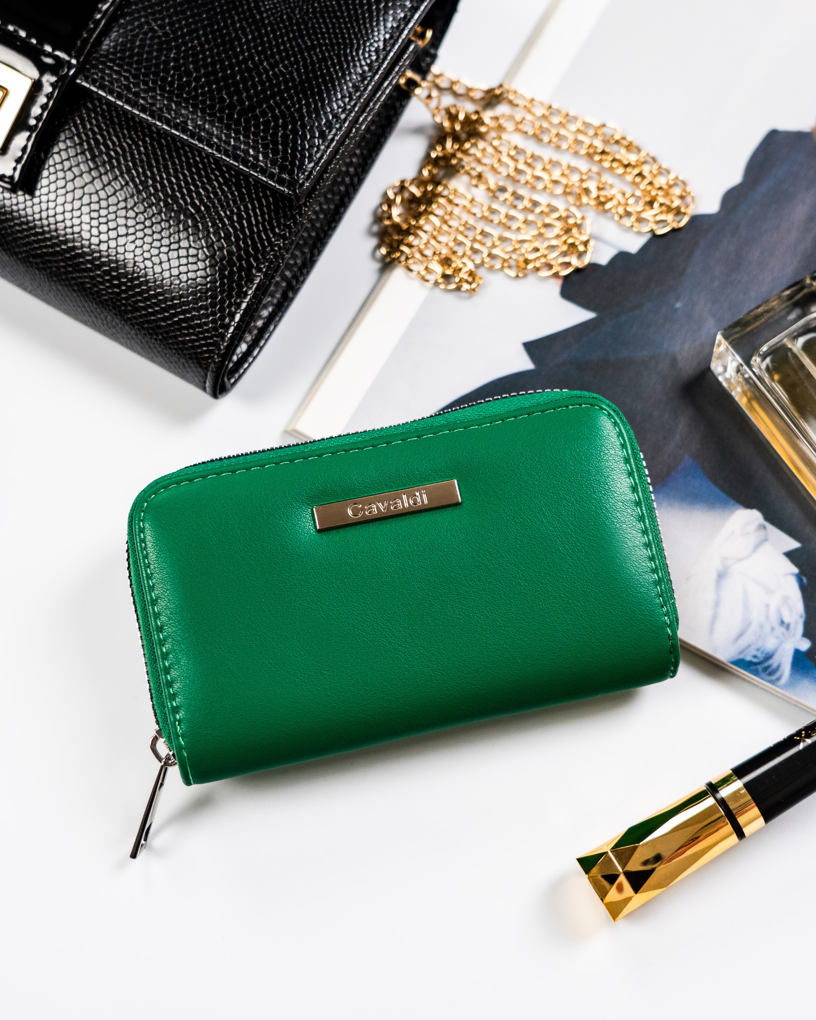 portfel damski pu abt-04-bl-3493 d.green