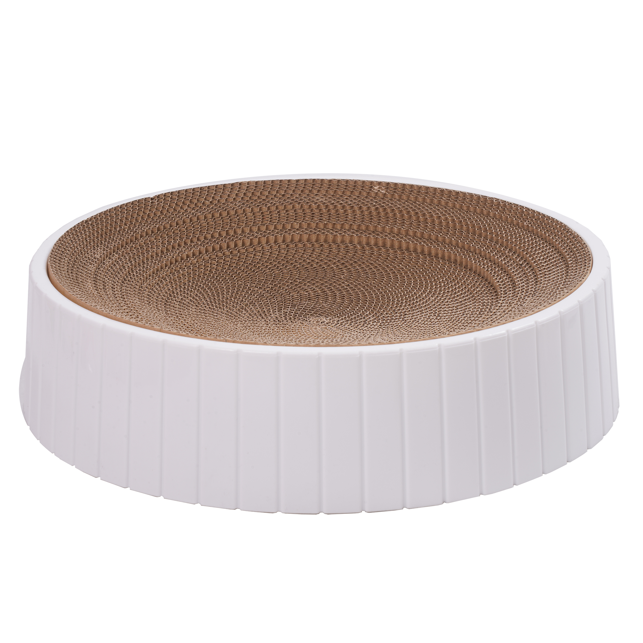 zestaw drapak z dodatkowym wymiennym wkładem dla kota ekologiczny tekturowy