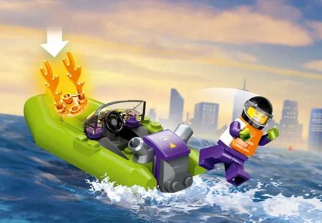 60373 - lego city - łódź strażacka