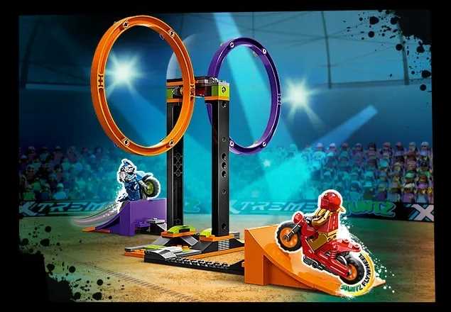 60360 - lego city - wyzwanie kaskaderskie - obracające się okręgi