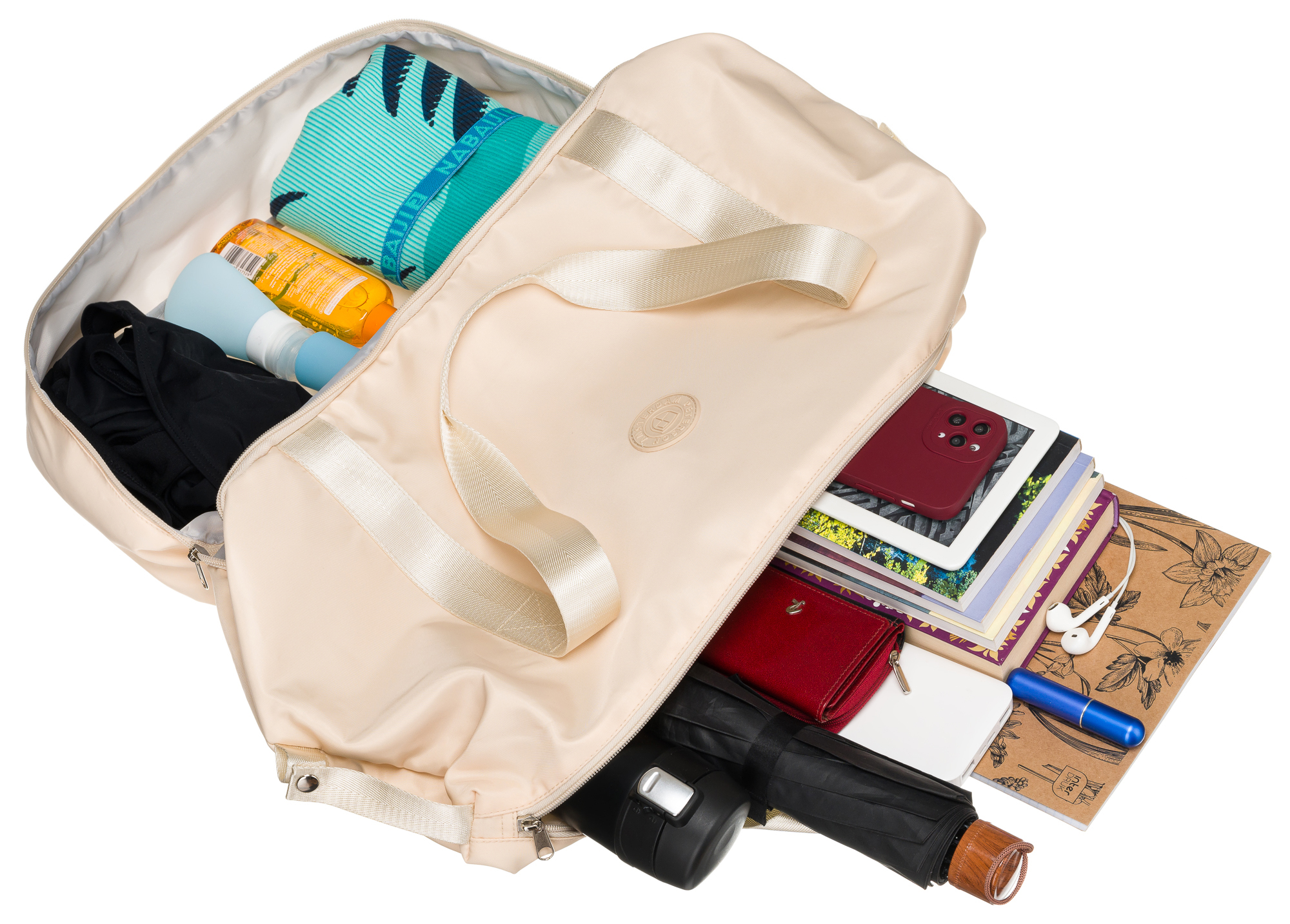 torba damska ptn 23033-7867 beige