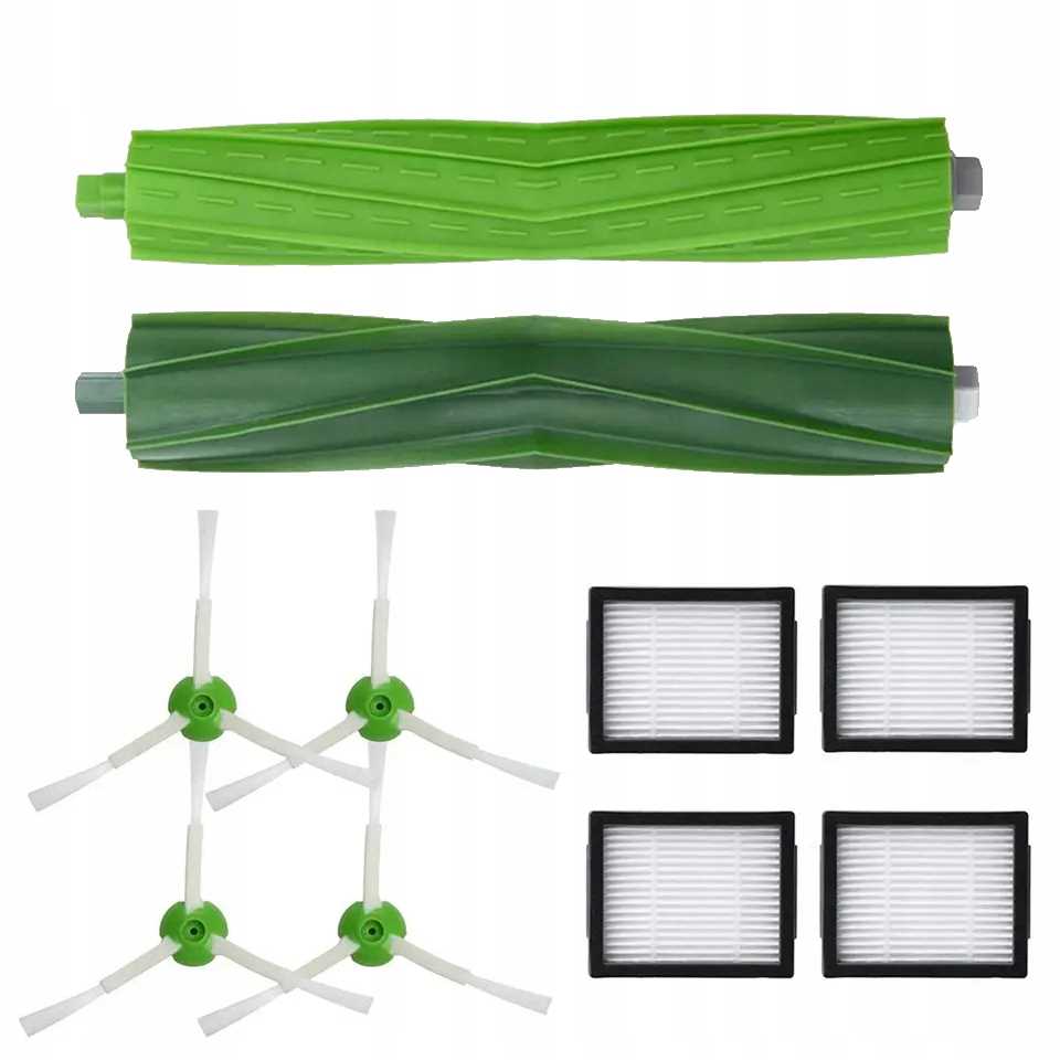 zestaw szczotek i filtrów do irobot roomba serii e/i/j - z