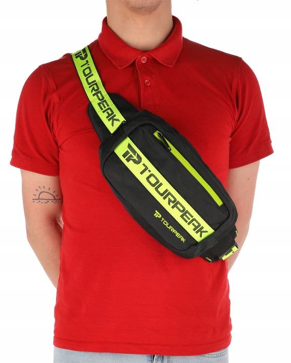 saszetka męska damska torba na talię sportowa pojemna solidna z paskiem