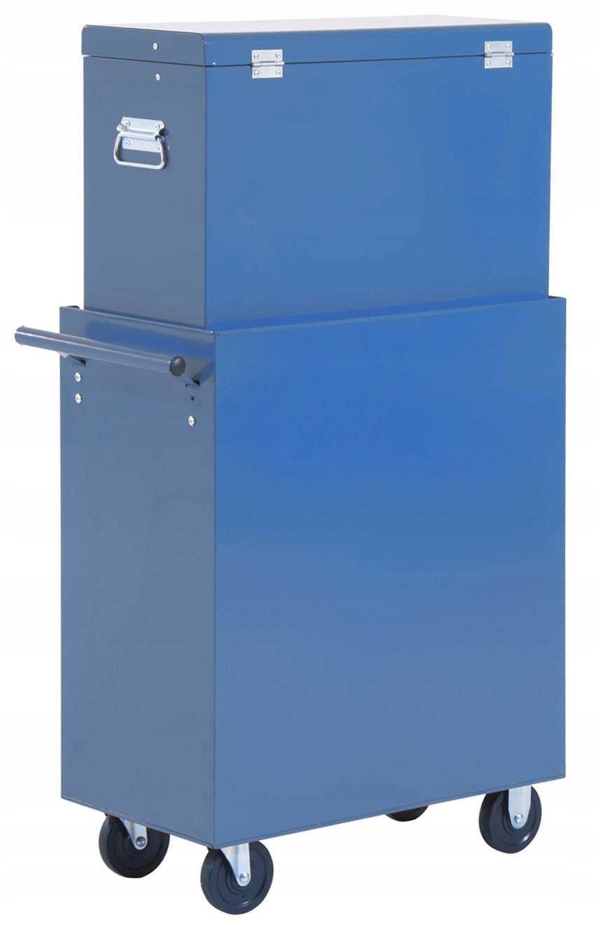 wózek narzędziowy 16 szuflad 61,5 x 33 x 113 cm - niebieski