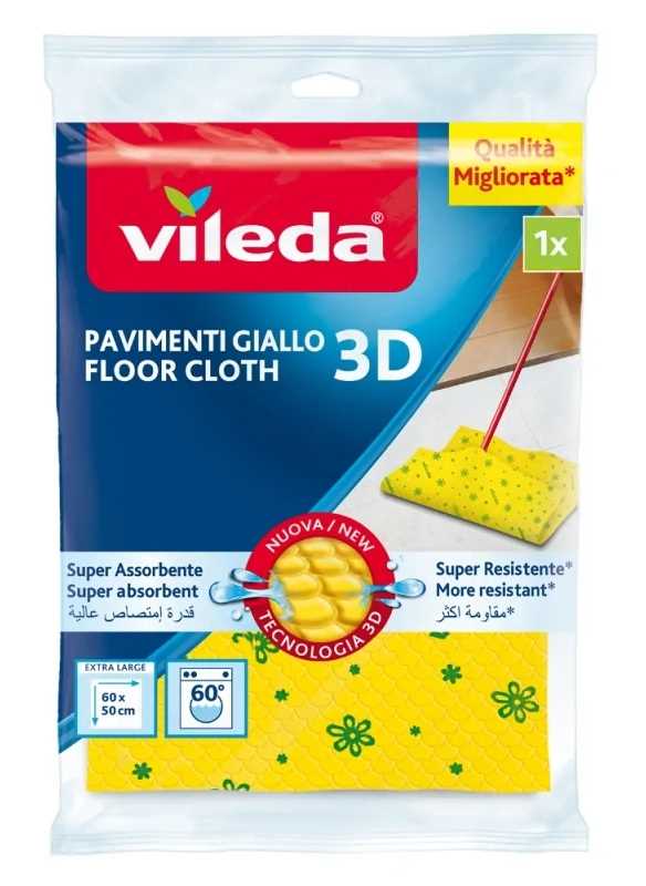 ścierka do podłogi vileda z mikrofibry 3d 1 szt.