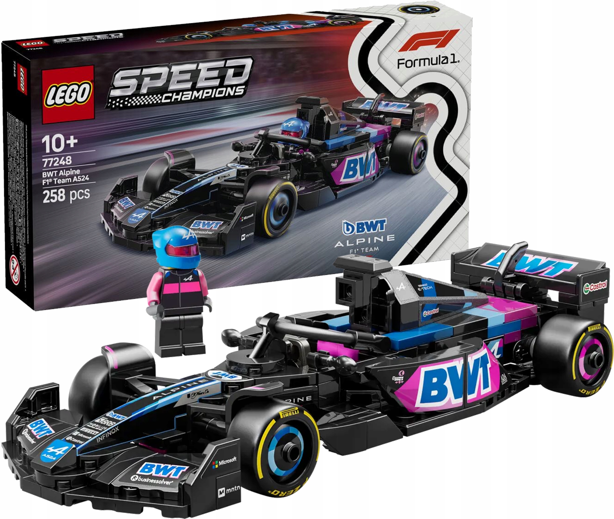 77248 - lego speed champions - bolid f1® bwt alpine team a524