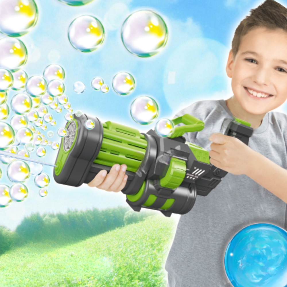 pistolet bazuka na bańki i wodę elektryczny automatyczny karabin wodny