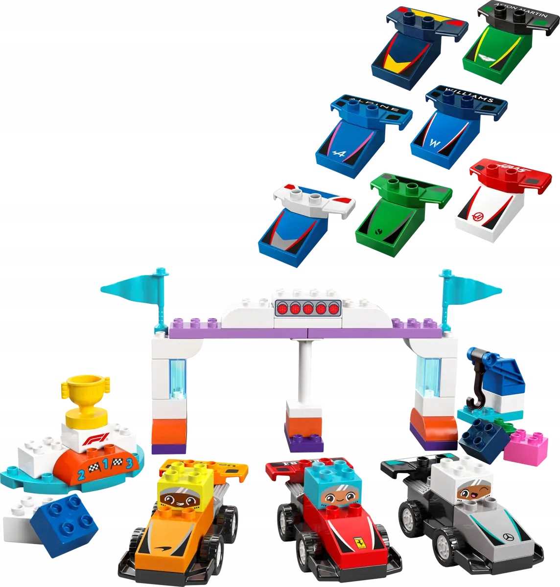 10445 - lego duplo - bolidy i kierowcy f1®