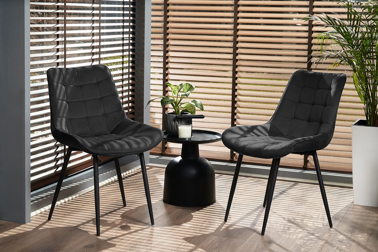 2 x krzesło misty czarne (nowe kody)