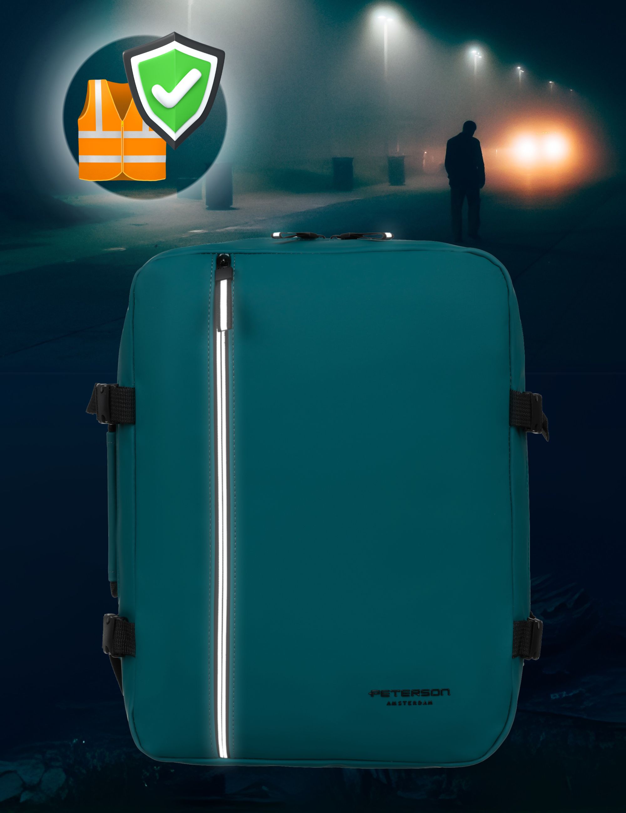 plecak ptn skyline-8657 turquoise