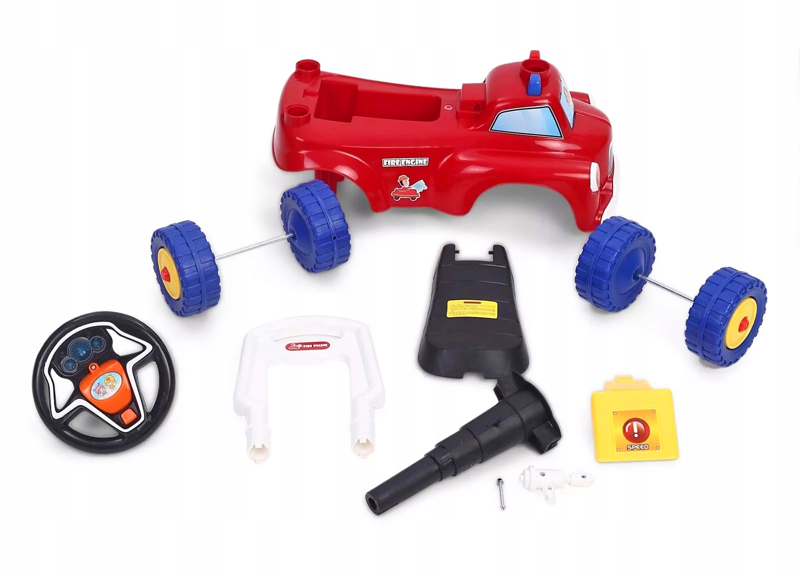 jeździk straż czerwony  7658