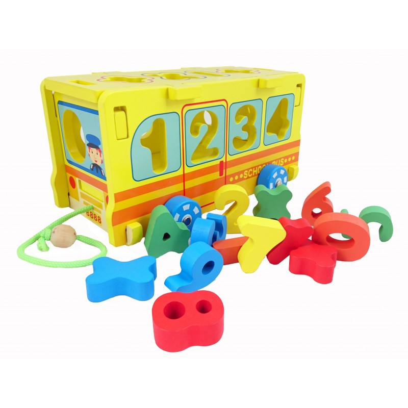 autobus sorter cyfry