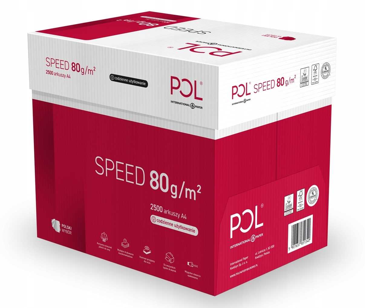 papier ksero polspeed a4 80g - 5 szt.