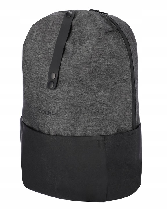 plecak czarny / szary miejski podróżny na laptop 15,6" pojemny do samolotu
