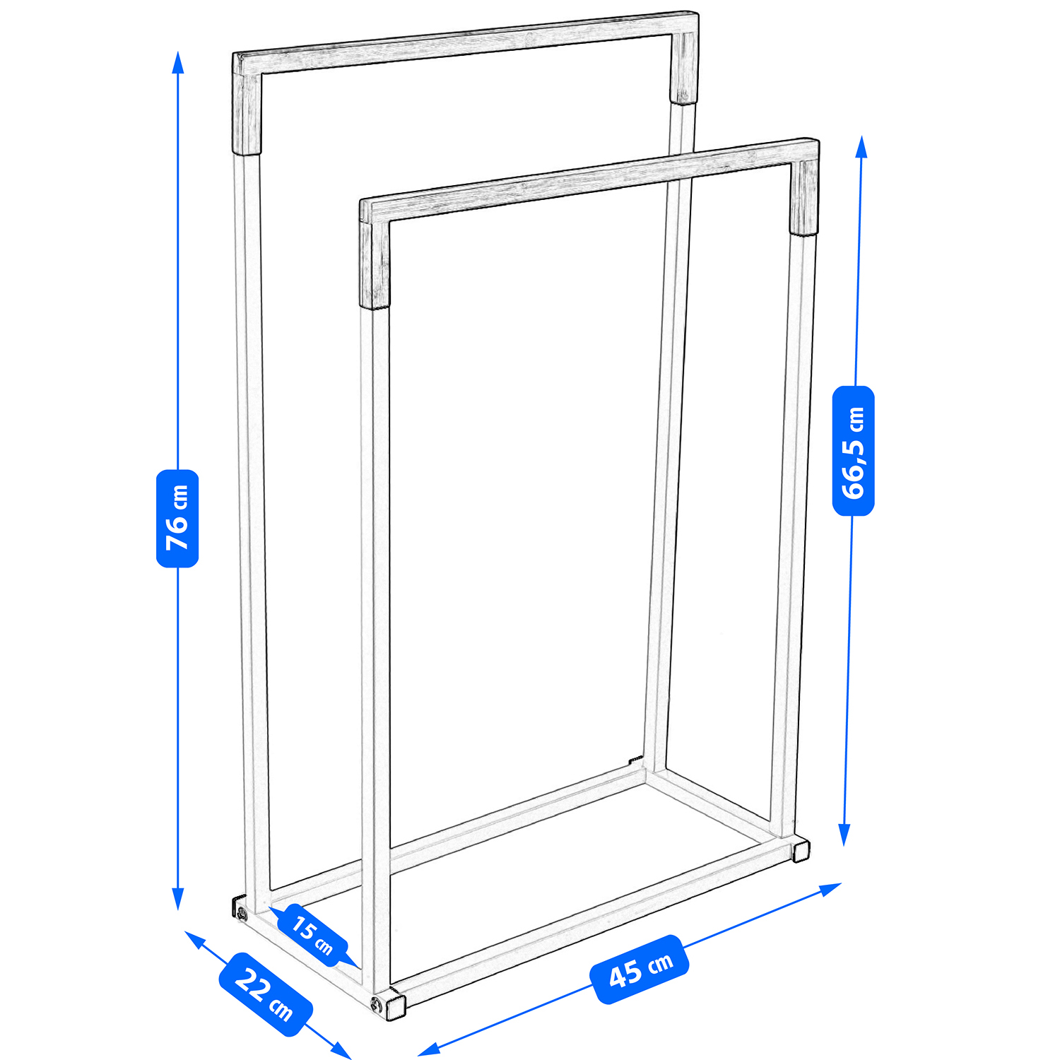 wieszak na ręczniki stojak łazienkowy stojący