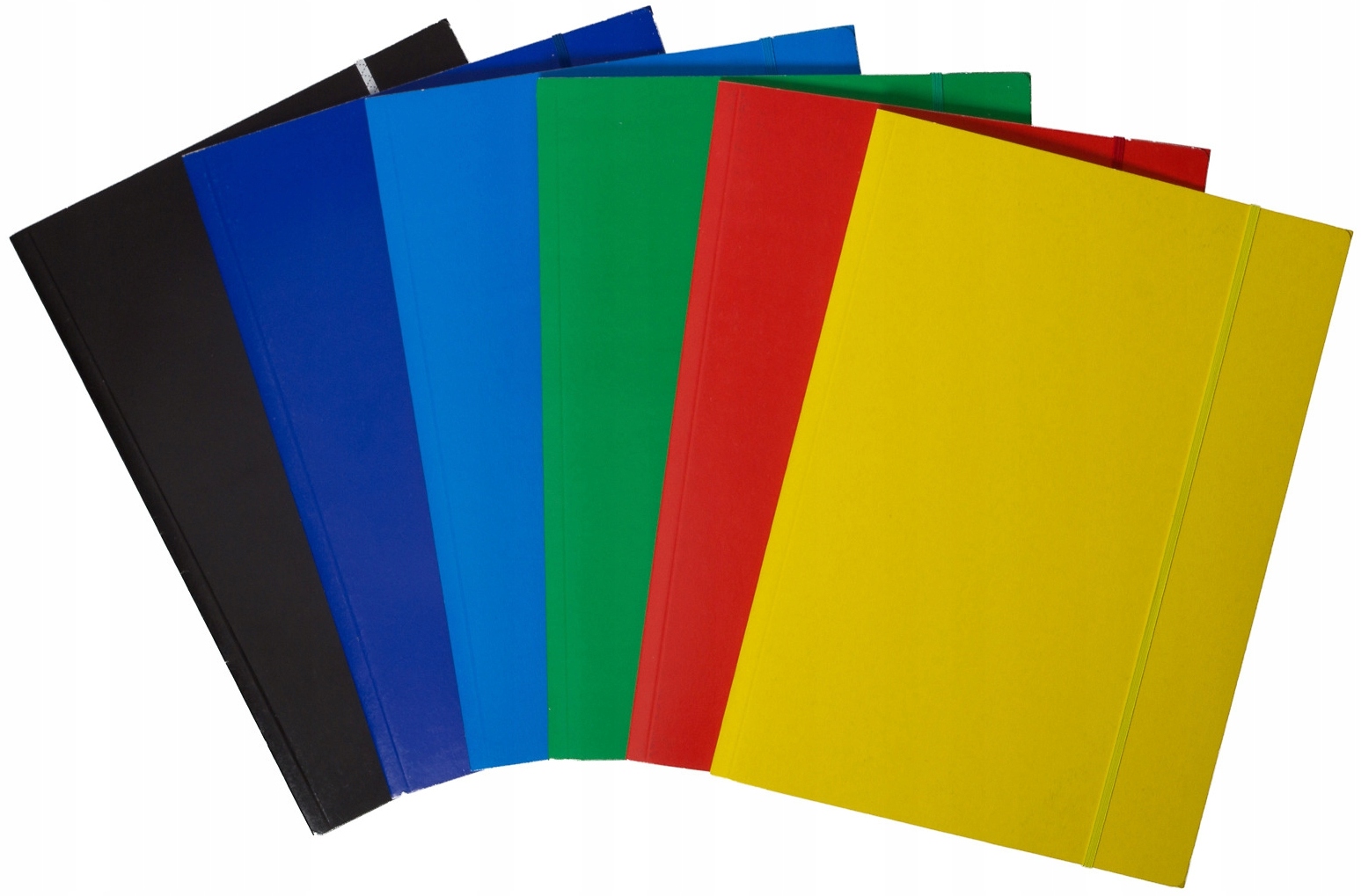 teczka kartonowa lakierowana z gumką bantex a4 niebieska