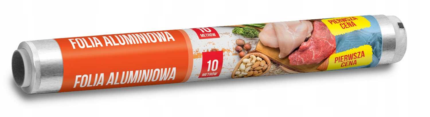 pc folia aluminiowa 10m rolka