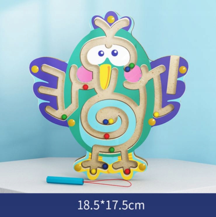 drewniany labirynt papuga jhtoy-312