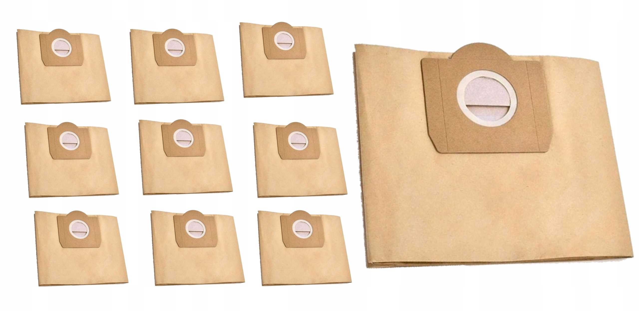 zestaw 10x worek do odkurzaczy kärcher 6.959-130.0 + filtr powietrza